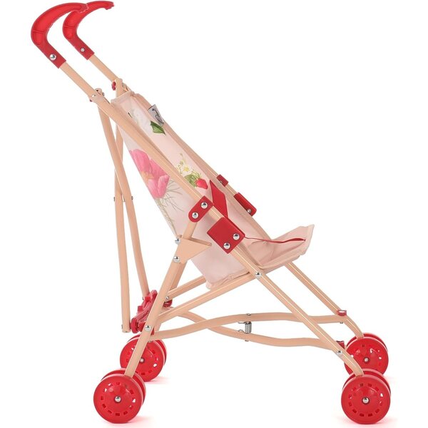 Roma RHS Umbrella Flora Kinderwagen für Puppen bis 42 cm – ökologischer Recyclingstoff