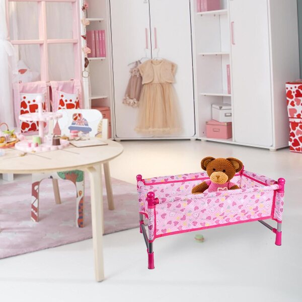Generisch Puppenwagen-Set mit Kinderbett, Hochstuhl und Rollenspiel-Schaukelstuhl