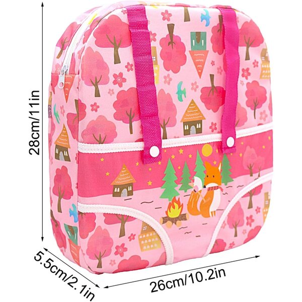 Verstellbarer Puppenträger aus weichem Polyester für 12 bis 18 Zoll große Puppen