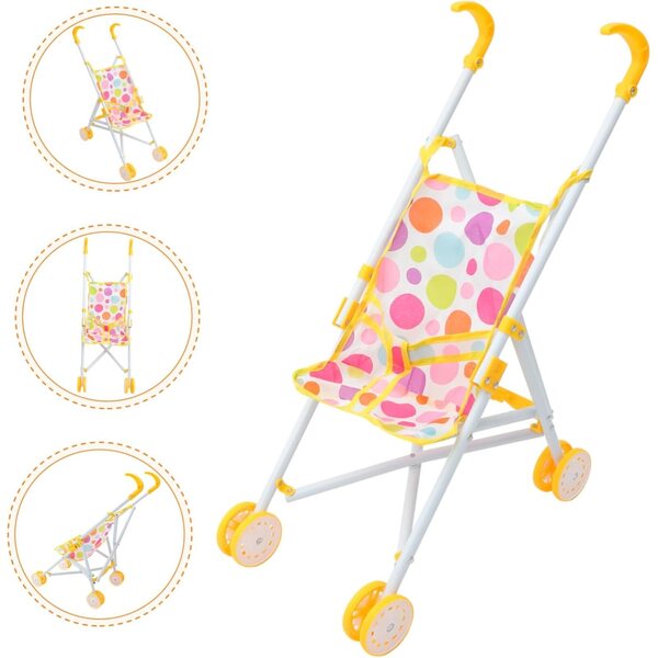 BESPORTBLE Puppenspielzeug-Kinderwagen, leicht und tragbar für Rollenspiele