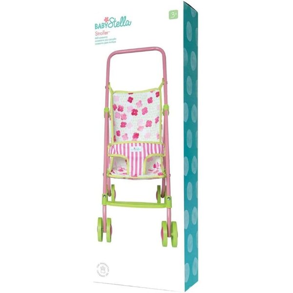 Baby Stella Manhattan Spielzeugkinderwagen für Plüschpuppen, rosa Farbe