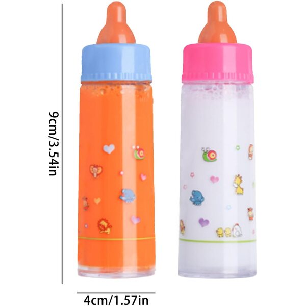Puppenfütterungsset mit Flasche und Schnuller für Pflege- und Fantasiespiele