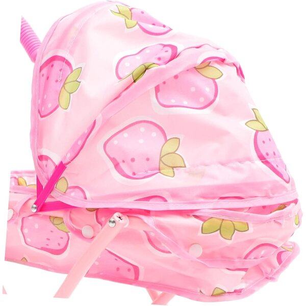 Beaupretty Leichter, faltbarer und funktioneller Spielzeug-Kinderwagen für Puppen