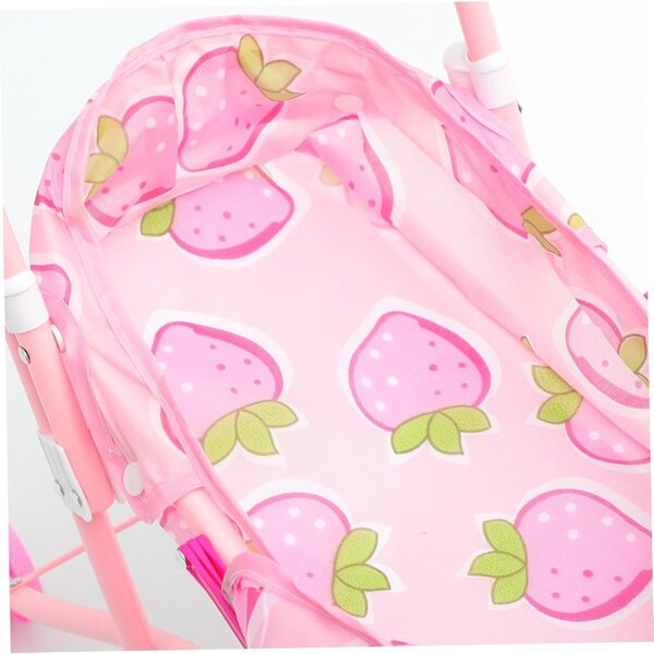 Beaupretty Leichter, faltbarer und funktioneller Spielzeug-Kinderwagen für Puppen