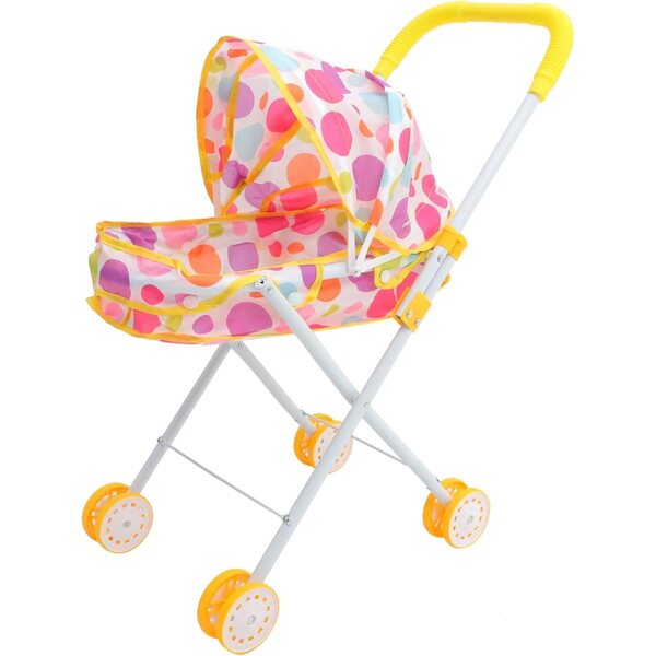 Spielzeug-Kinderwagen für Miniaturpuppen GARIOUANS mit Rädern und sicheren Materialien