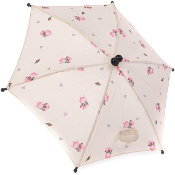 Roma Darcie Creme Kinderwagenschirm mit Rosendesign, Multi-Fit ab 3 Jahren
