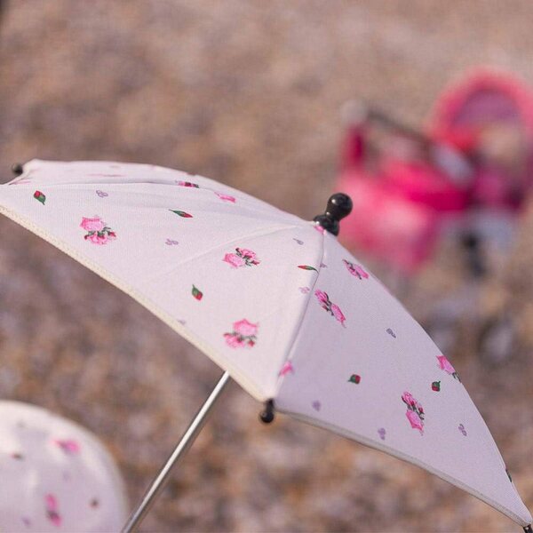 Roma Darcie Creme Kinderwagenschirm mit Rosendesign, Multi-Fit ab 3 Jahren