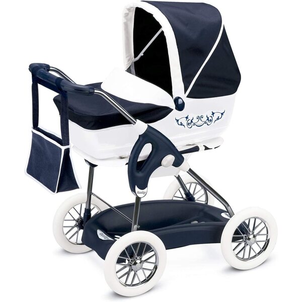 Smoby Piccolo Combi faltbar – Bunter und sicherer Spielwagen für Puppen