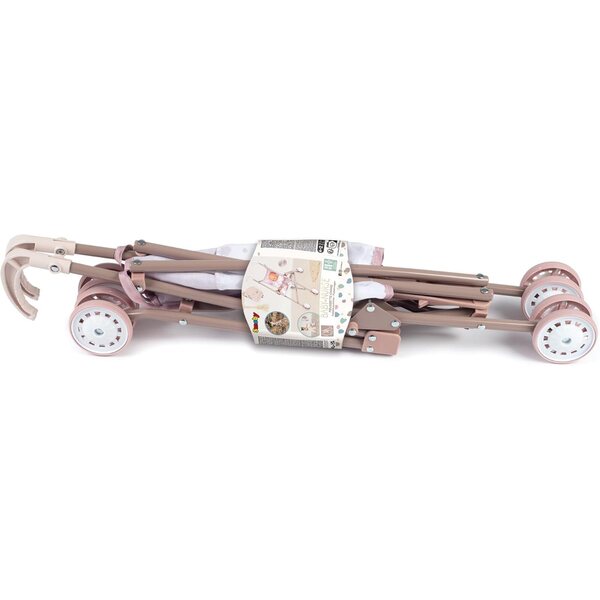 Baby Nurse Smoby Gehstock-Kinderwagen für Puppen bis 42 cm, leicht und faltbar