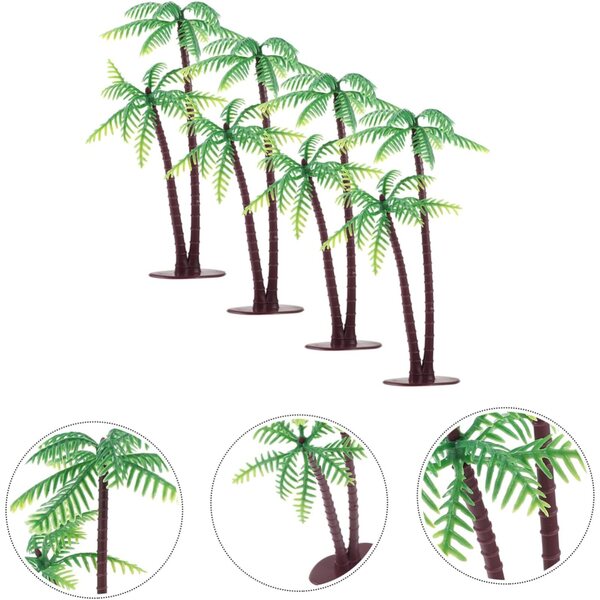 Holibanna 4 Pezzi Mini Alberi Decorativi per Micro Paesaggi e Decorazioni da Tavolo