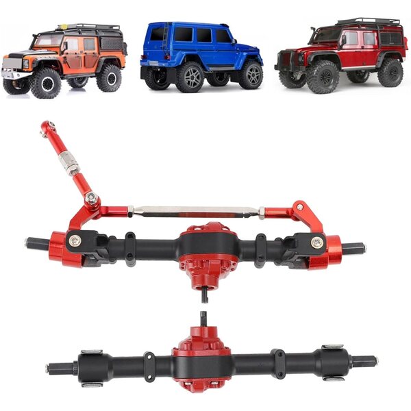 Assali con Ingranaggi in Metallo per Auto RC 1/12 - Compatibili D90 D91 MN90 FJ45