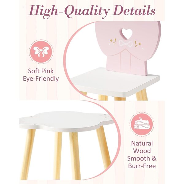 ROBOTIME Set Sala da Pranzo in Legno per Bambole 16-18" Ballet Fairy Rosa