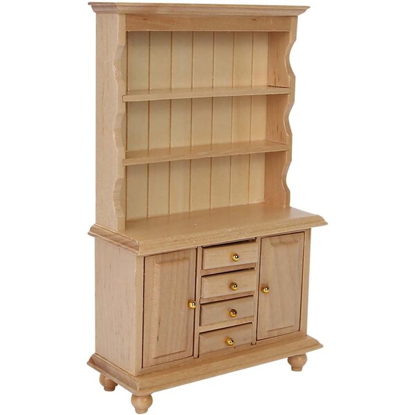 Armadietto in legno a 3 strati per casa delle bambole 1/12 – decorazione elegante e funzionale