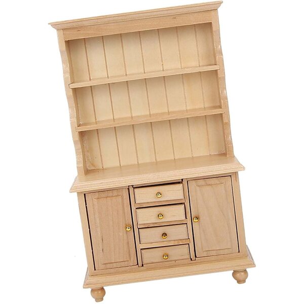 Armadietto in legno a 3 strati per casa delle bambole 1/12 – decorazione elegante e funzionale