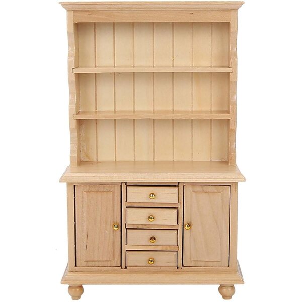 Armadietto in legno a 3 strati per casa delle bambole 1/12 – decorazione elegante e funzionale