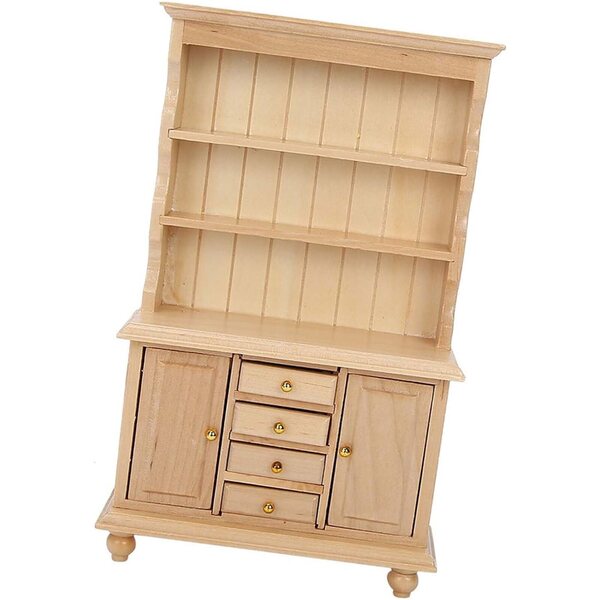 Armadietto in legno a 3 strati per casa delle bambole 1/12 – decorazione elegante e funzionale