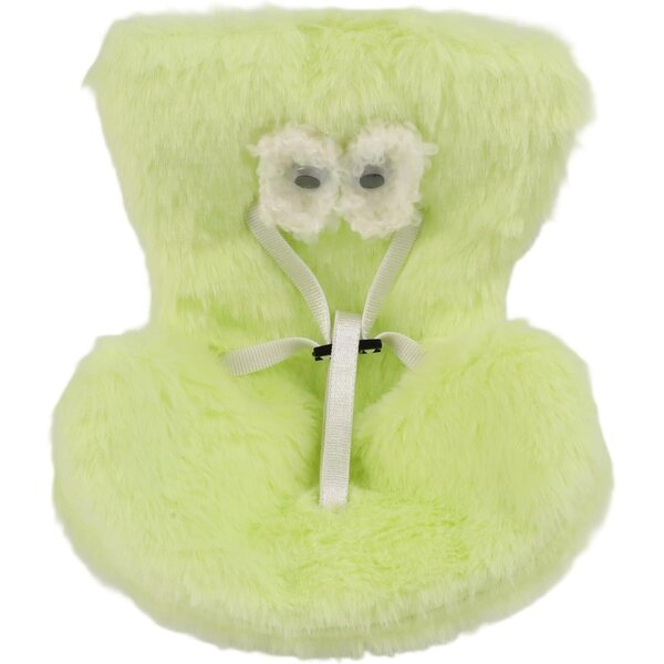 Mini-Plüschpuppensitz mit Clip für Auto und Aromatherapie, grün