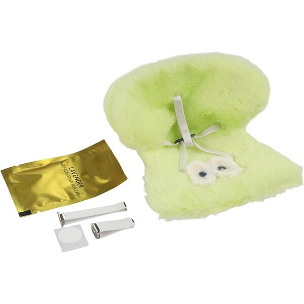 Mini-Plüschpuppensitz mit Clip für Auto und Aromatherapie, grün