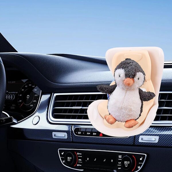 ZJchao Autositzschutz für 17 cm große Puppen mit Diffusor und Zubehör, Beige