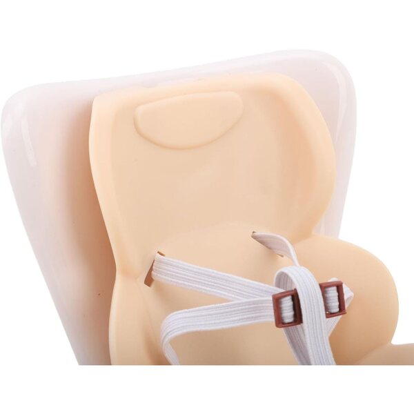 ZJchao Autositzschutz für 17 cm große Puppen mit Diffusor und Zubehör, Beige