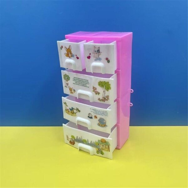 1/12 Mini Kunststoff Puppenhaus Schrank Spielzimmer Dekoration