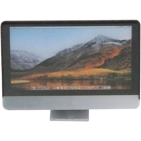 1/12 Puppenhaus-Computerset mit Miniaturmonitor, Tastatur und Maus