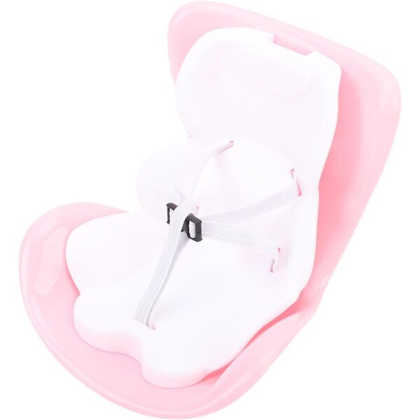 Protezione Seggiolino Auto per Bambole 17 cm con Attacco Presa d'Aria Rosa TYCIONG