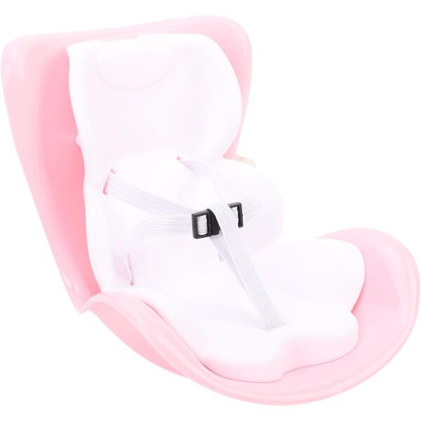 Protezione Seggiolino Auto per Bambole 17 cm con Attacco Presa d'Aria Rosa TYCIONG