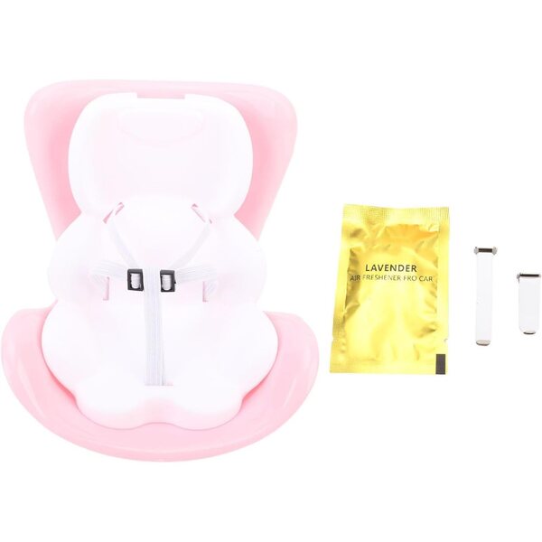 Protezione Seggiolino Auto per Bambole 17 cm con Attacco Presa d'Aria Rosa TYCIONG