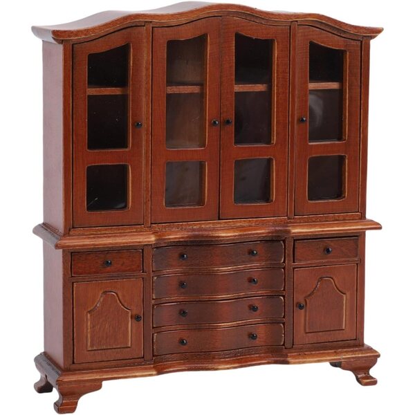 Scaffale Miniatura in Legno per Casa delle Bambole Scala 1:12, Libreria Realistica e Sicura