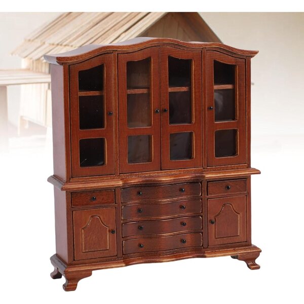 Scaffale Miniatura in Legno per Casa delle Bambole Scala 1:12, Libreria Realistica e Sicura