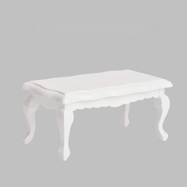 AMONIDA Tavolino Miniatura in Legno per Casa delle Bambole Scala 1/12 Elegante e Sicuro
