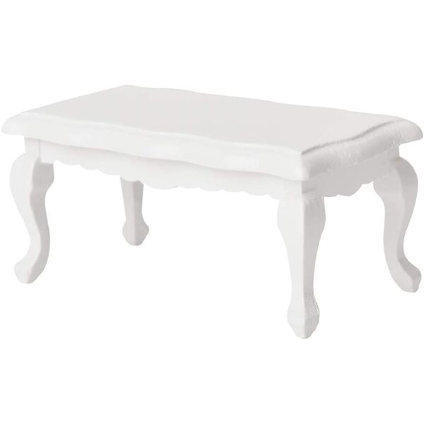 AMONIDA Tavolino Miniatura in Legno per Casa delle Bambole Scala 1/12 Elegante e Sicuro