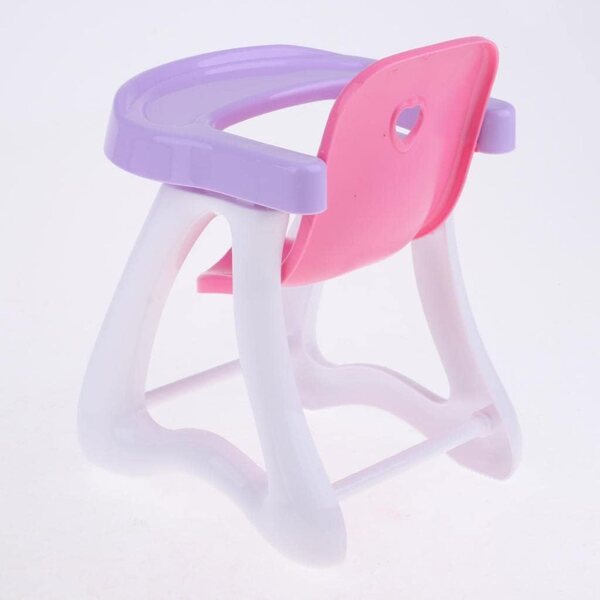 Hochstuhl-Spielzeug für Puppen 30 cm – Möbel für Kinder-Rollenspiele