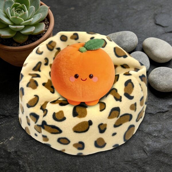 Miniatur-Pouf für Puppenhaus – Mini-Deko-Sofa 15 x 15 x 12 cm
