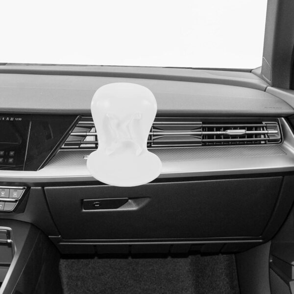 INOOMP Weißer Autositz für Miniaturpuppen von 4 bis 6 Zoll mit Belüftungsclip