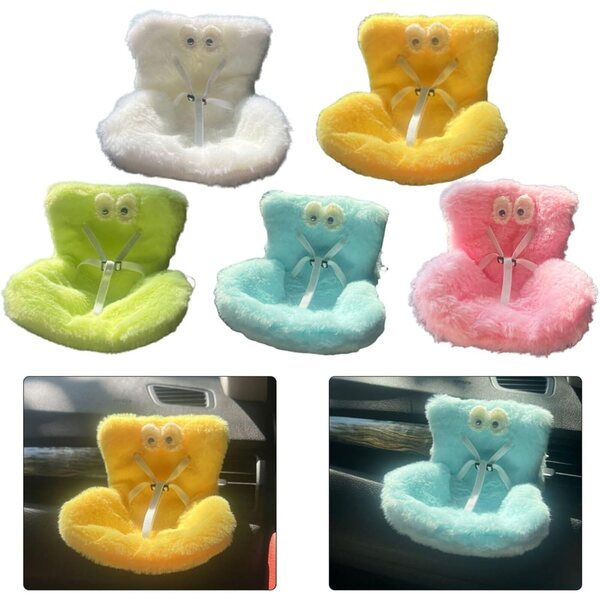 Sedile per bambola in peluche con cintura di sicurezza, compatto e versatile 10-17 cm