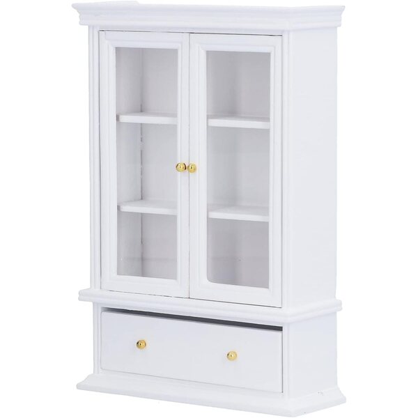 Libreria in miniatura in legno 1:12 per casa delle bambole, design a tre strati Picysa