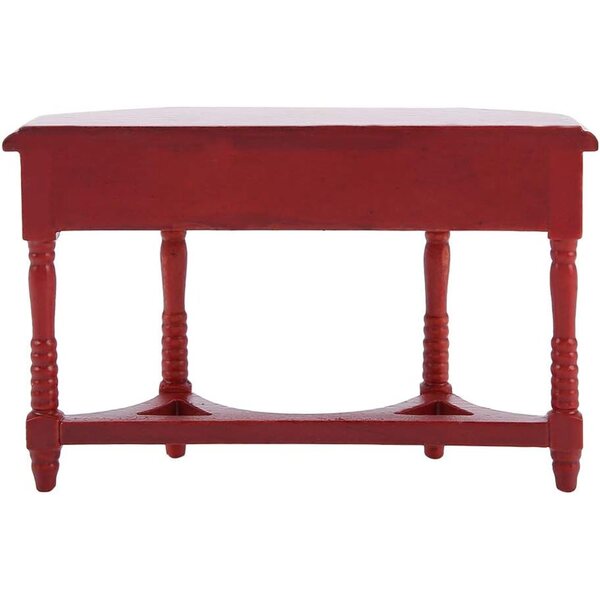 Scrivania semicircolare in legno 1:12 per casa delle bambole - Picysa