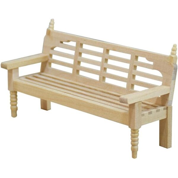 Panca in legno 1:12 per casa delle bambole, accessorio decorativo miniatura Uterui