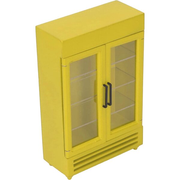 1:12 Miniaturkühlschrank aus Birkenholz für Eminchu Puppenhaus