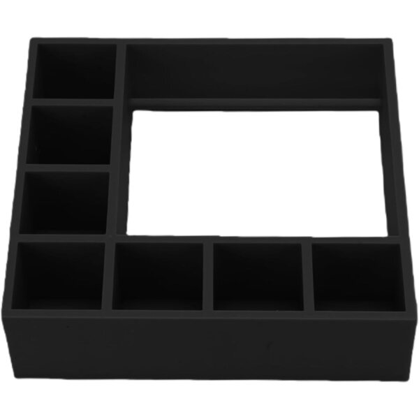 Armadio per Bambole con 10 Grucce in Plastica Nero - Organizer Accessori Bambole