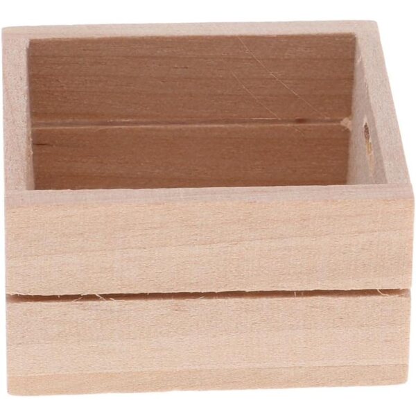 Oshhni Scatola Miniatura 1/12 in Legno per Casa delle Bambole, Accessorio Cucina