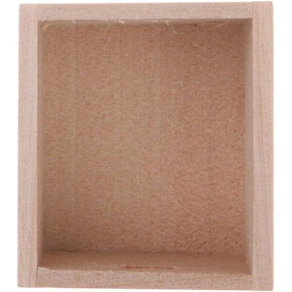 Oshhni Scatola Miniatura 1/12 in Legno per Casa delle Bambole, Accessorio Cucina