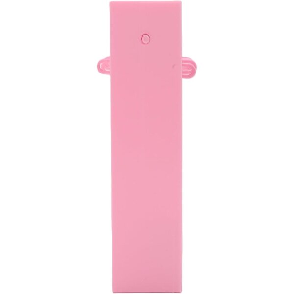 Guardaroba per Bambole con 10 Grucce e Espositore in Plastica Rosa per Accessori