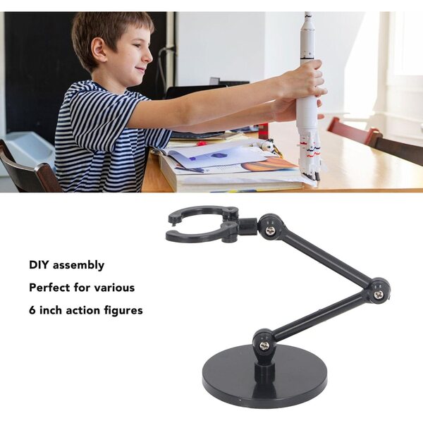 Set 10 Supporti per Display per Bambole 6 Pollici, Stabile e Regolabile in Plastica Resistente