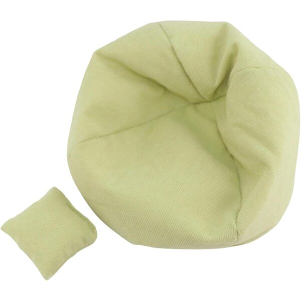 Mini Divano in Tessuto per Casa delle Bambole 1/12 - Accessorio Decorativo Verde