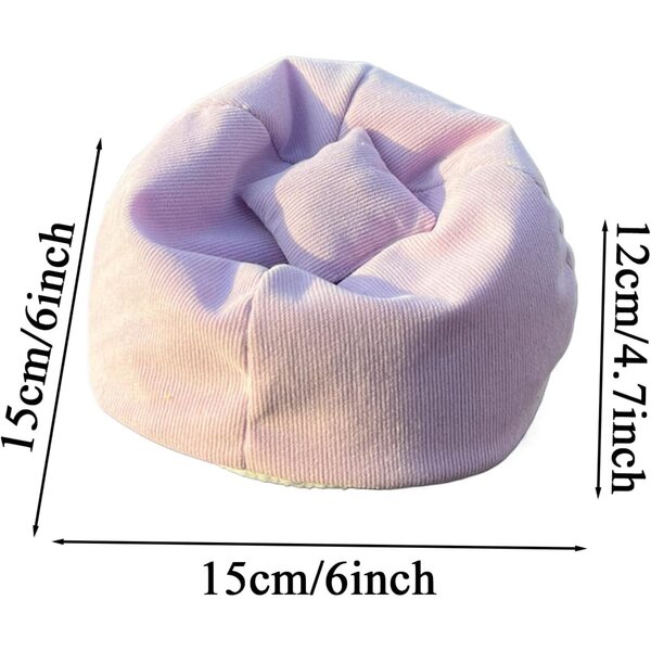 Handgefertigter 15-cm-Puppensitzsack, Sammler-Organizer und Miniatursitz