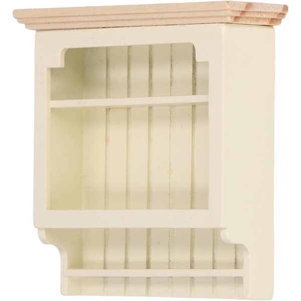 Cremefarbenes Verbundholz 1:12 Puppenhaus-Miniaturmöbel