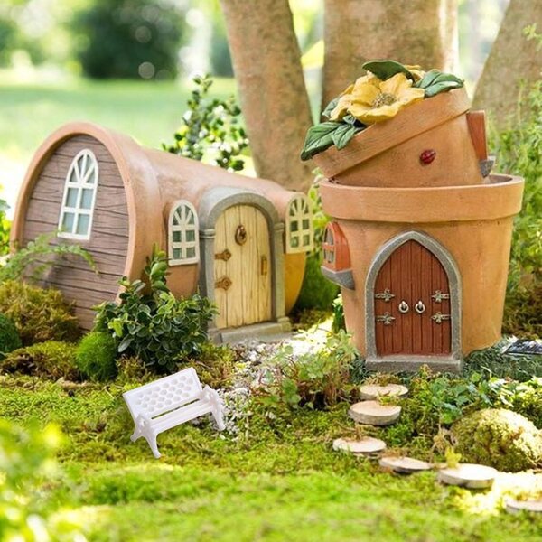 Oceanlend Miniatur-Parkstühle-Set, 10 oder 100 Stück, zum Modellieren und Dekorieren